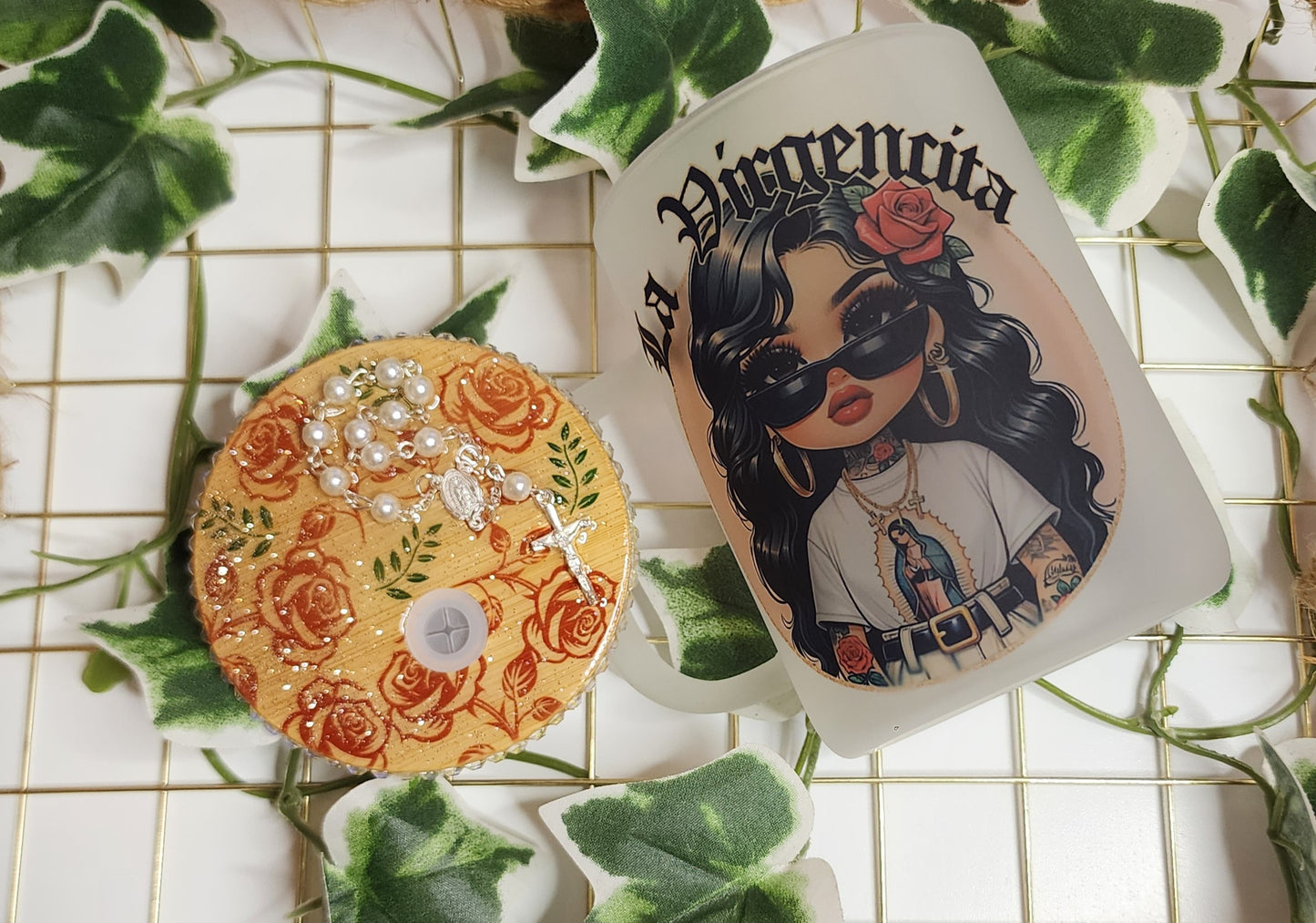 VIRGENCITA GLASS CUPS