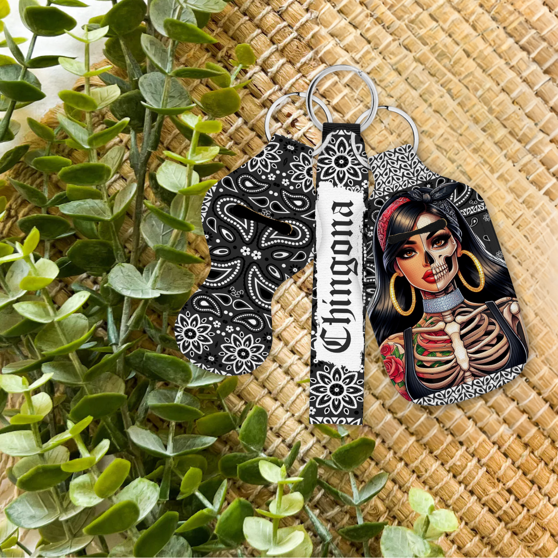 Chingona Keychain Set