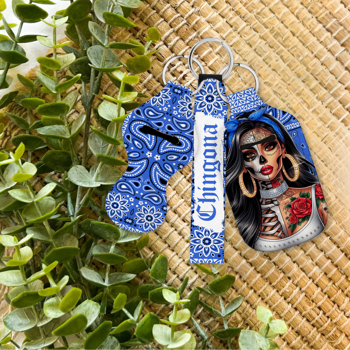 Chingona Keychain Set