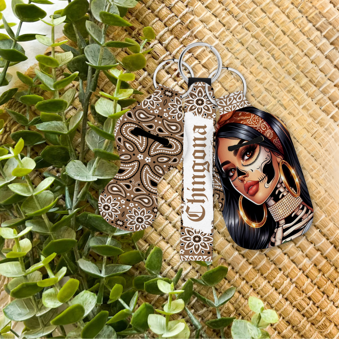 Chingona Keychain Set