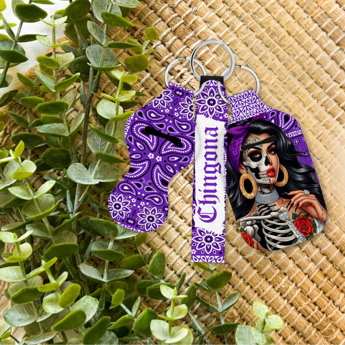 Chingona Keychain Set