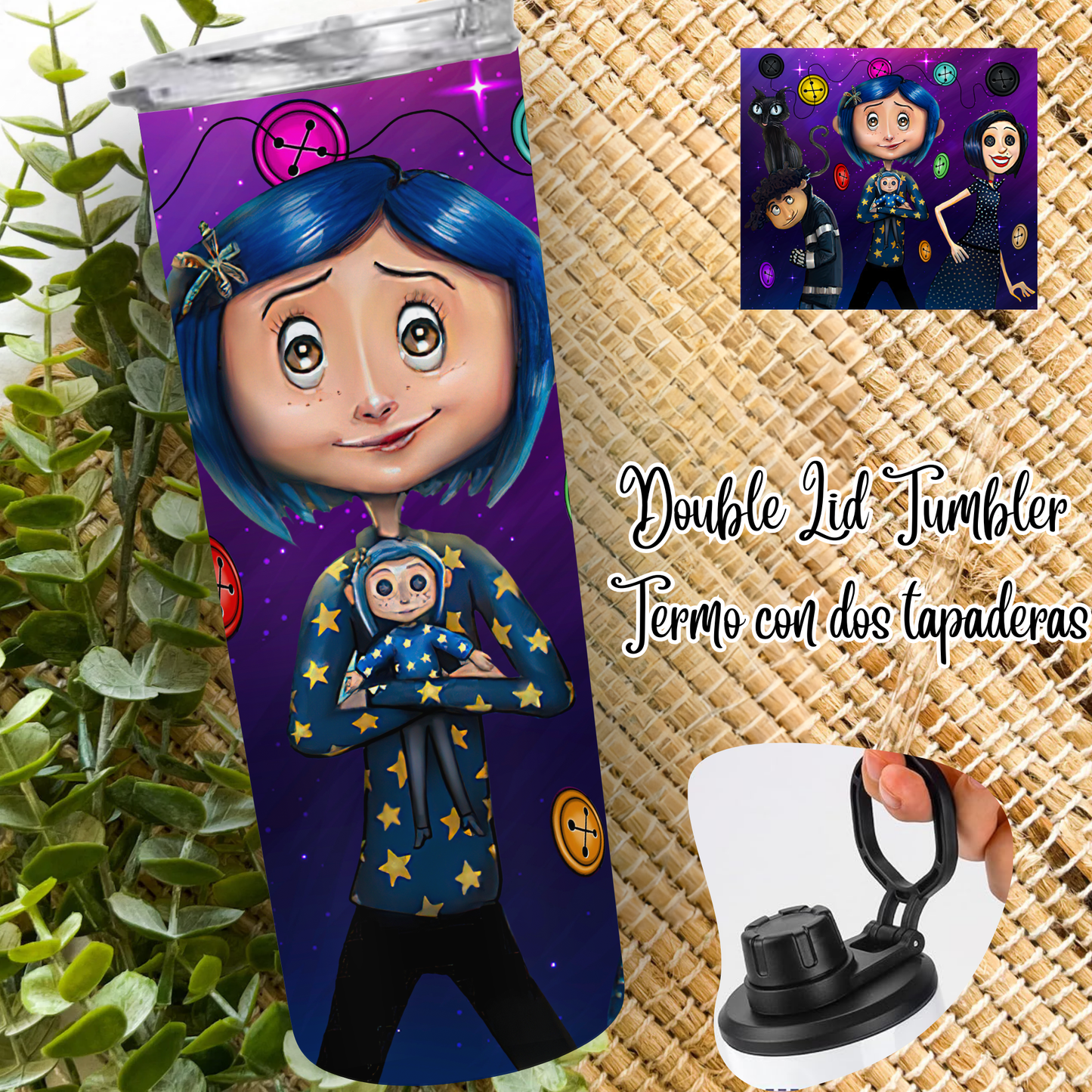 Coraline Stainless Steel Tumbler