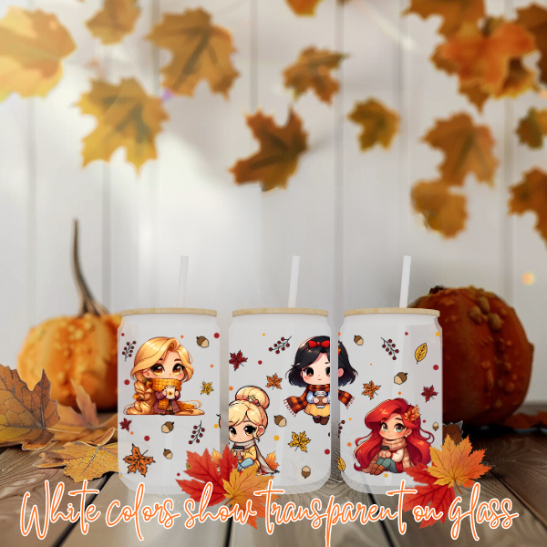 FALL VIBES GLASS CUPS