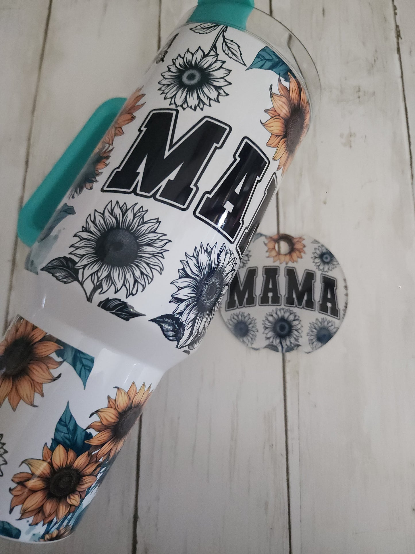 Mama Sunflower 40 oz Stainless Steel
