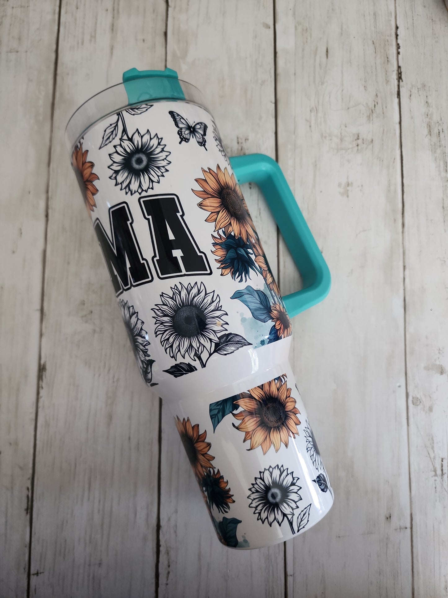 Mama Sunflower 40 oz Stainless Steel