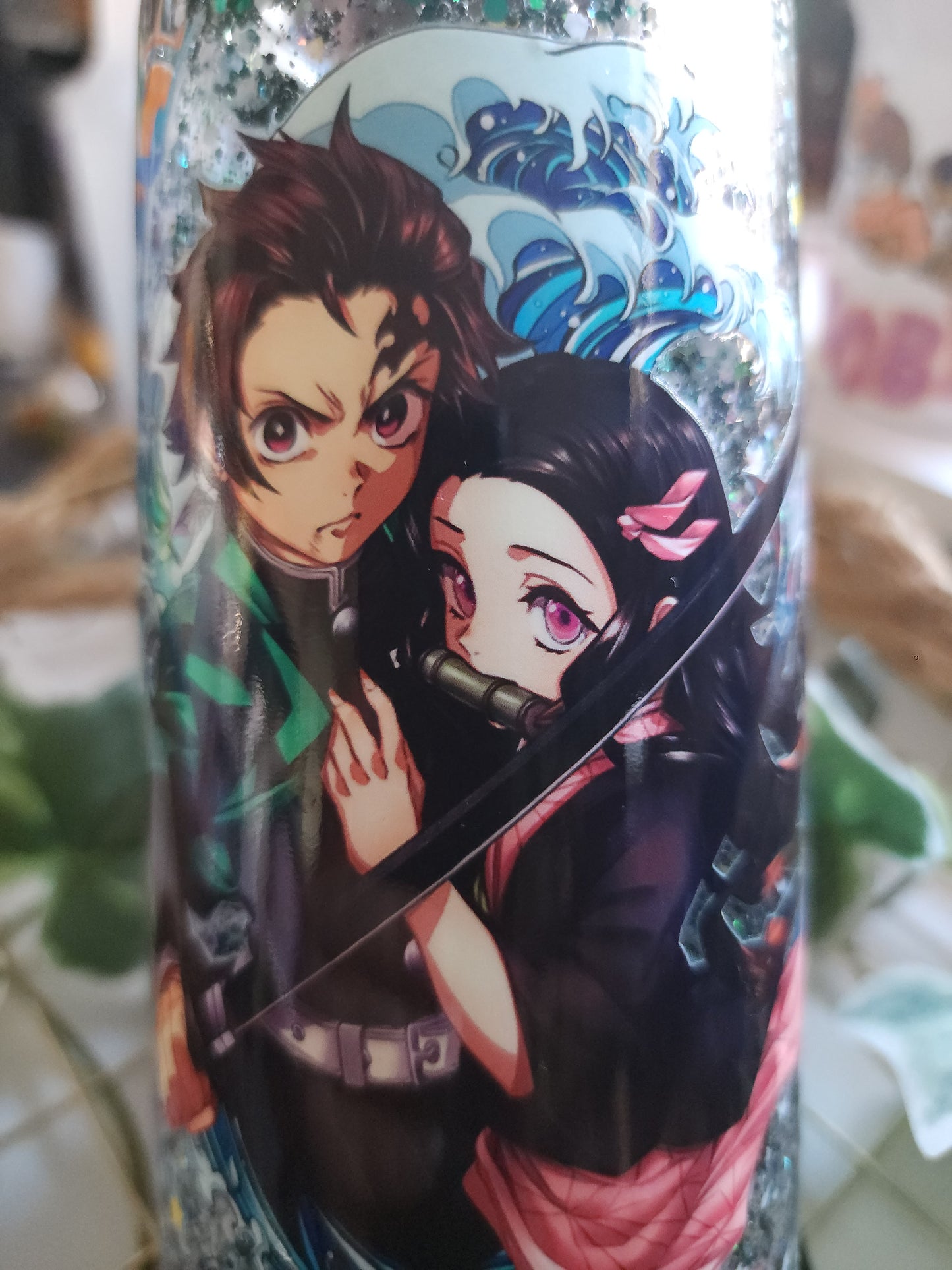 Demon Slayer Snowglobe Glass Cup