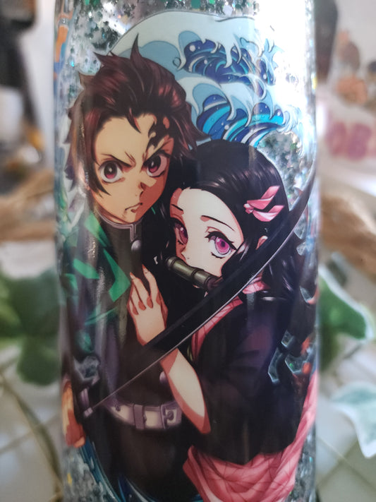 Demon Slayer Snowglobe Glass Cup