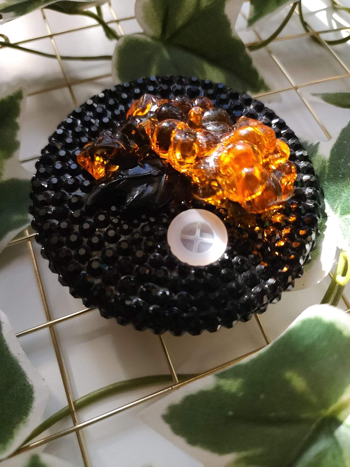 FALL VIBES SPARKLY LID