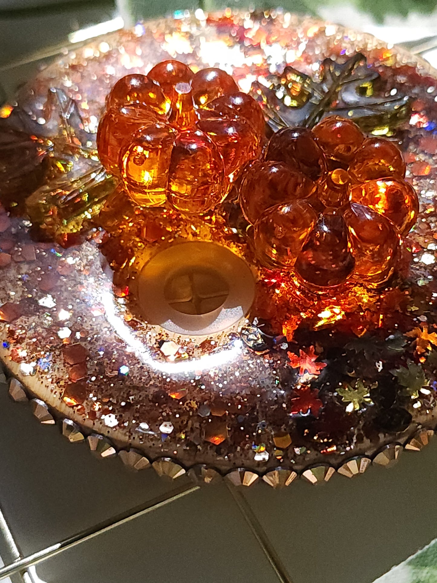 FALL VIBES SPARKLY LID