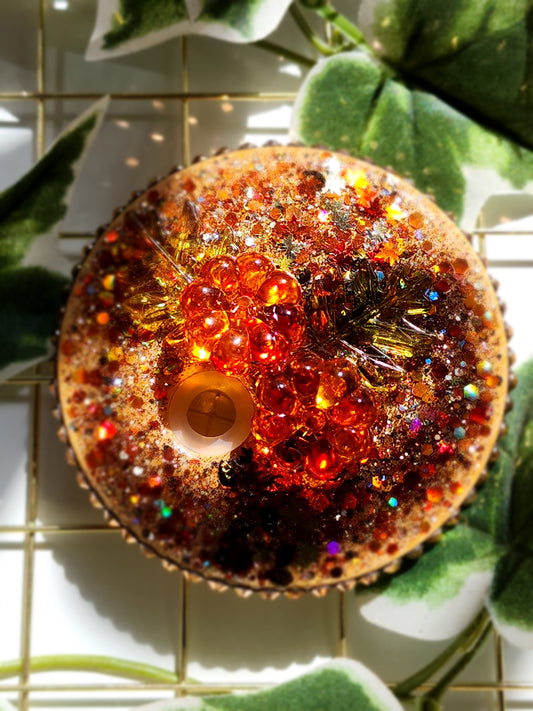 FALL VIBES SPARKLY LID