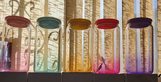 FOR UVDTF- 16 OZ OMBRE GLASS CUPS