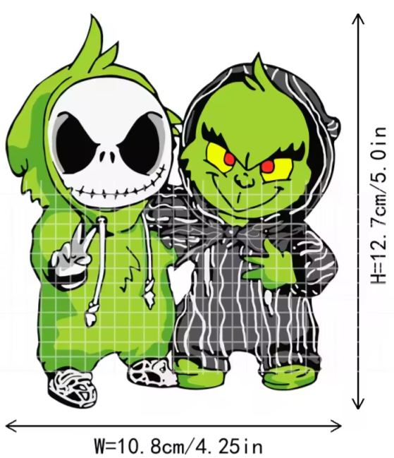 DECAL- Grinch & Skelli