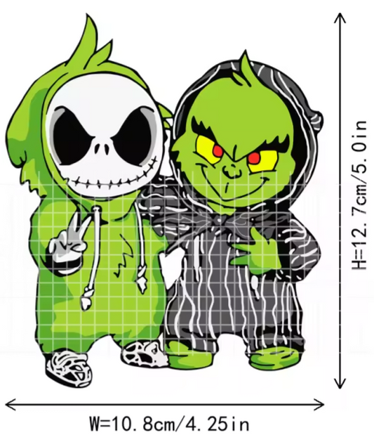 DECAL- Grinch & Skelli