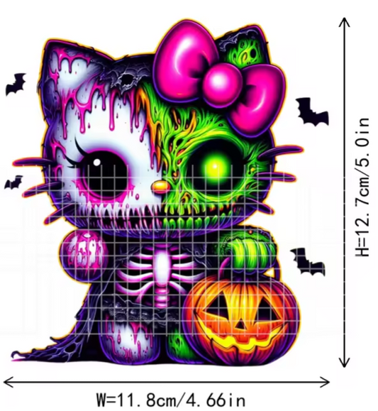 DECAL- Zombie Kitty