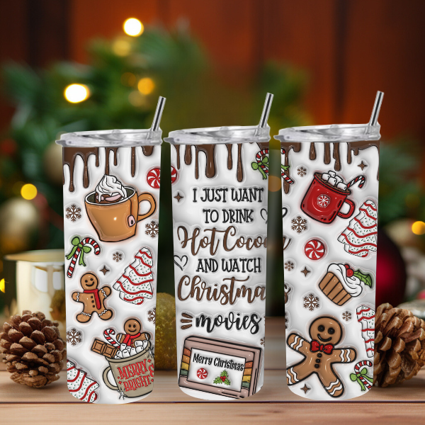 Christmas Stainless Steel Tumblers