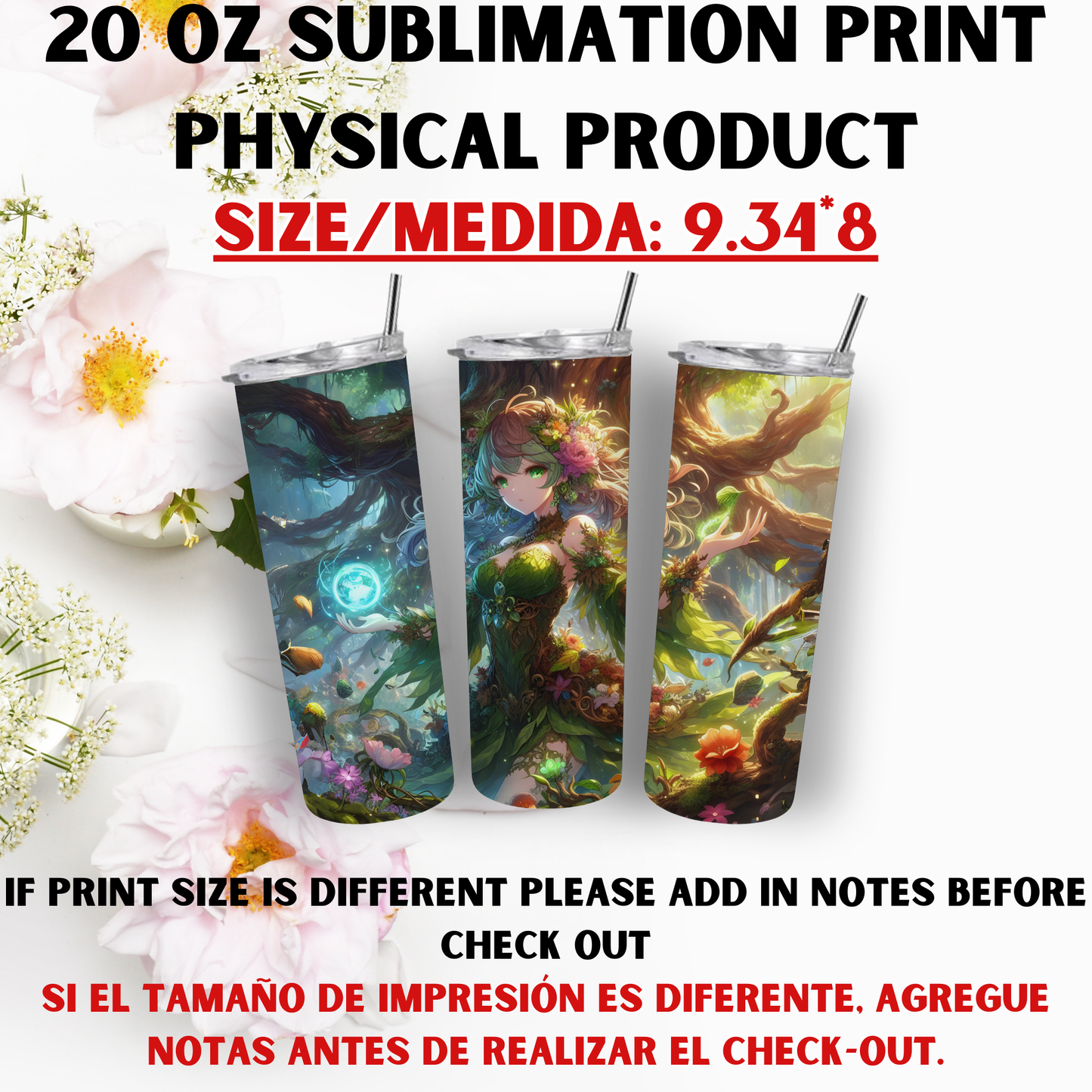 20 OZ SUBLIMATION PRINTS (CHICK THEME)