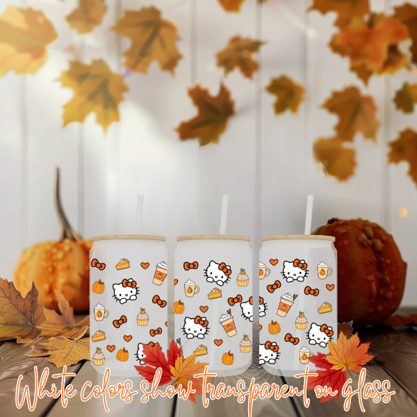 FALL VIBES GLASS CUPS