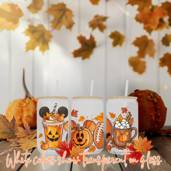 FALL VIBES GLASS CUPS