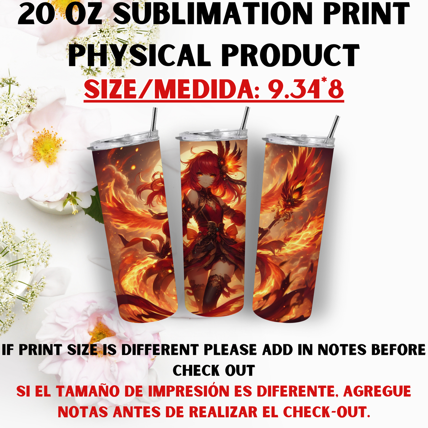 20 OZ SUBLIMATION PRINTS (CHICK THEME)