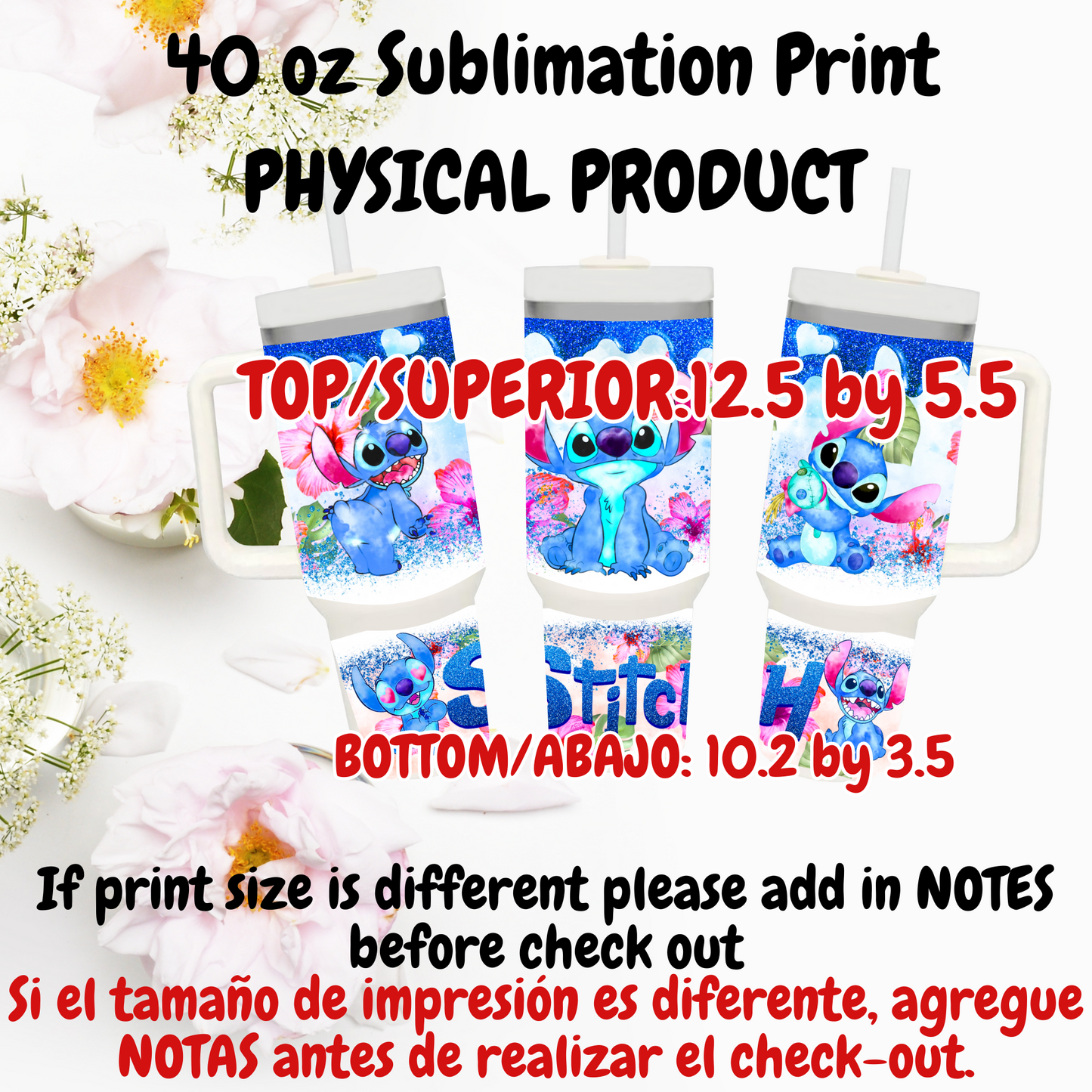 40 OZ SUBLIMATION PRINTS (PHYSICAL PRODUCT)