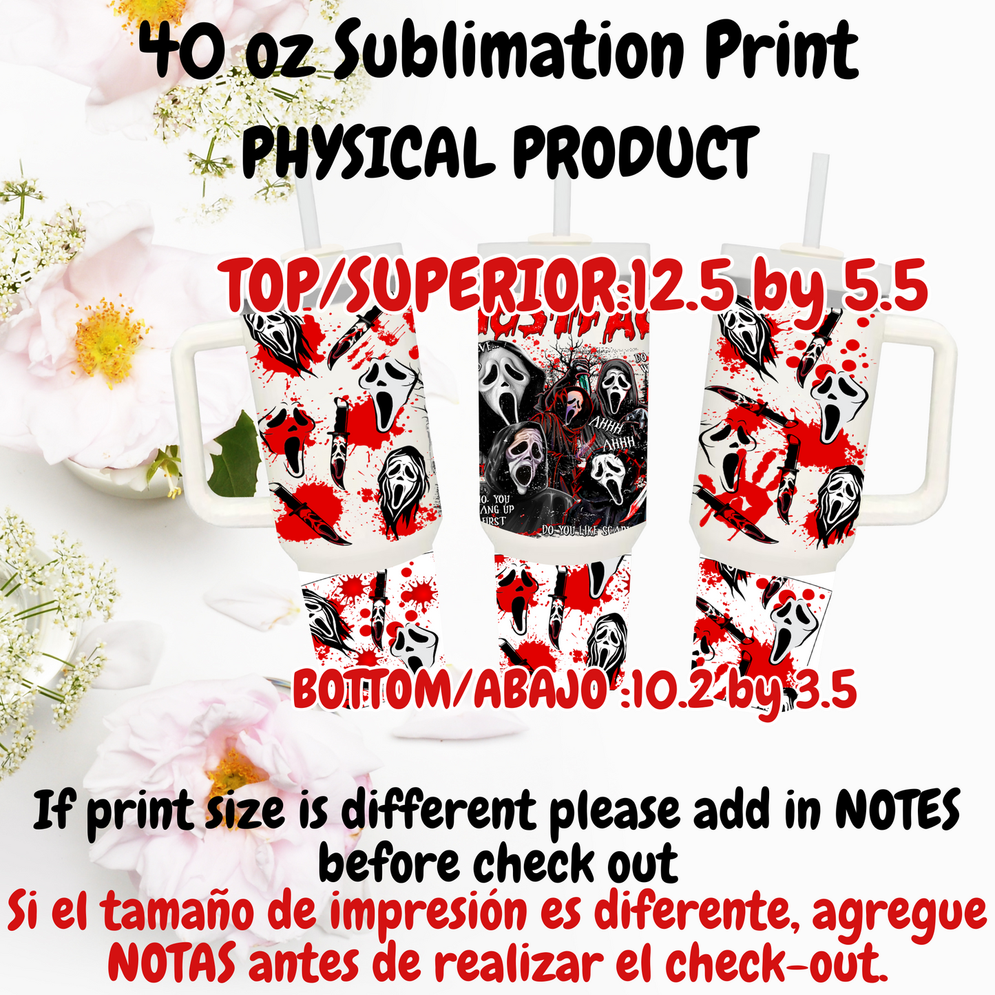 40 OZ SUBLIMATION PRINTS (PHYSICAL PRODUCT)