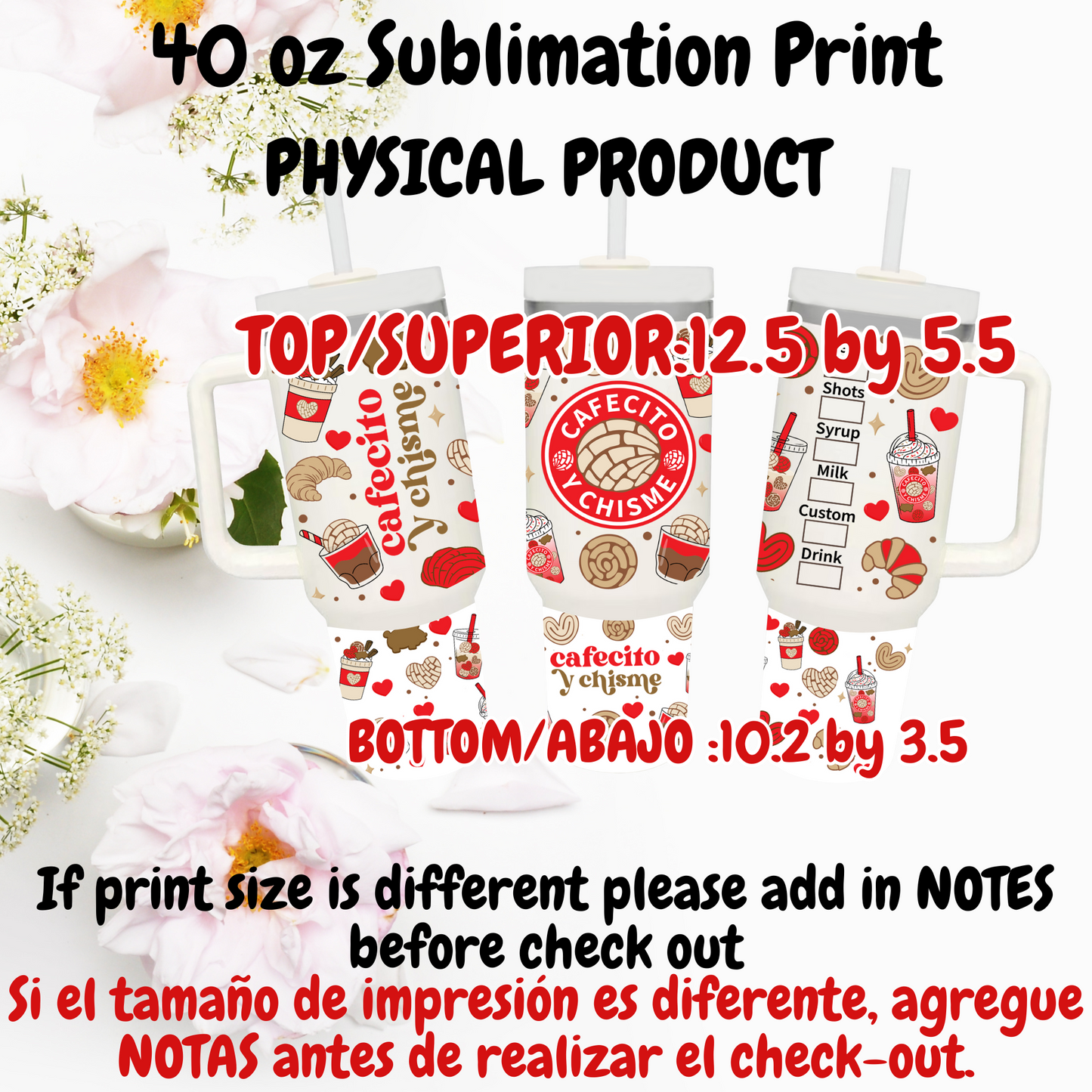 40 OZ SUBLIMATION PRINTS (PHYSICAL PRODUCT)