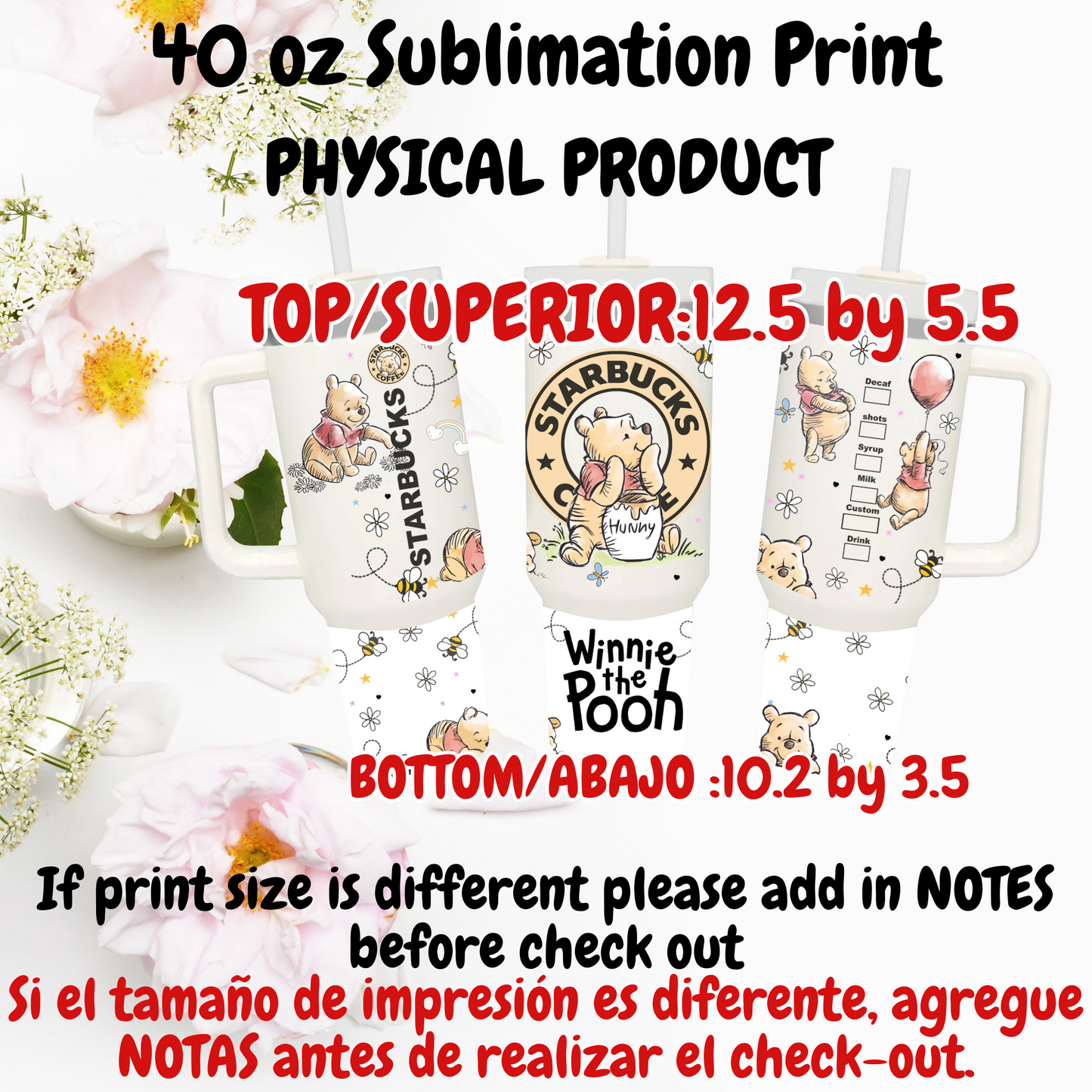 40 OZ SUBLIMATION PRINTS (PHYSICAL PRODUCT)
