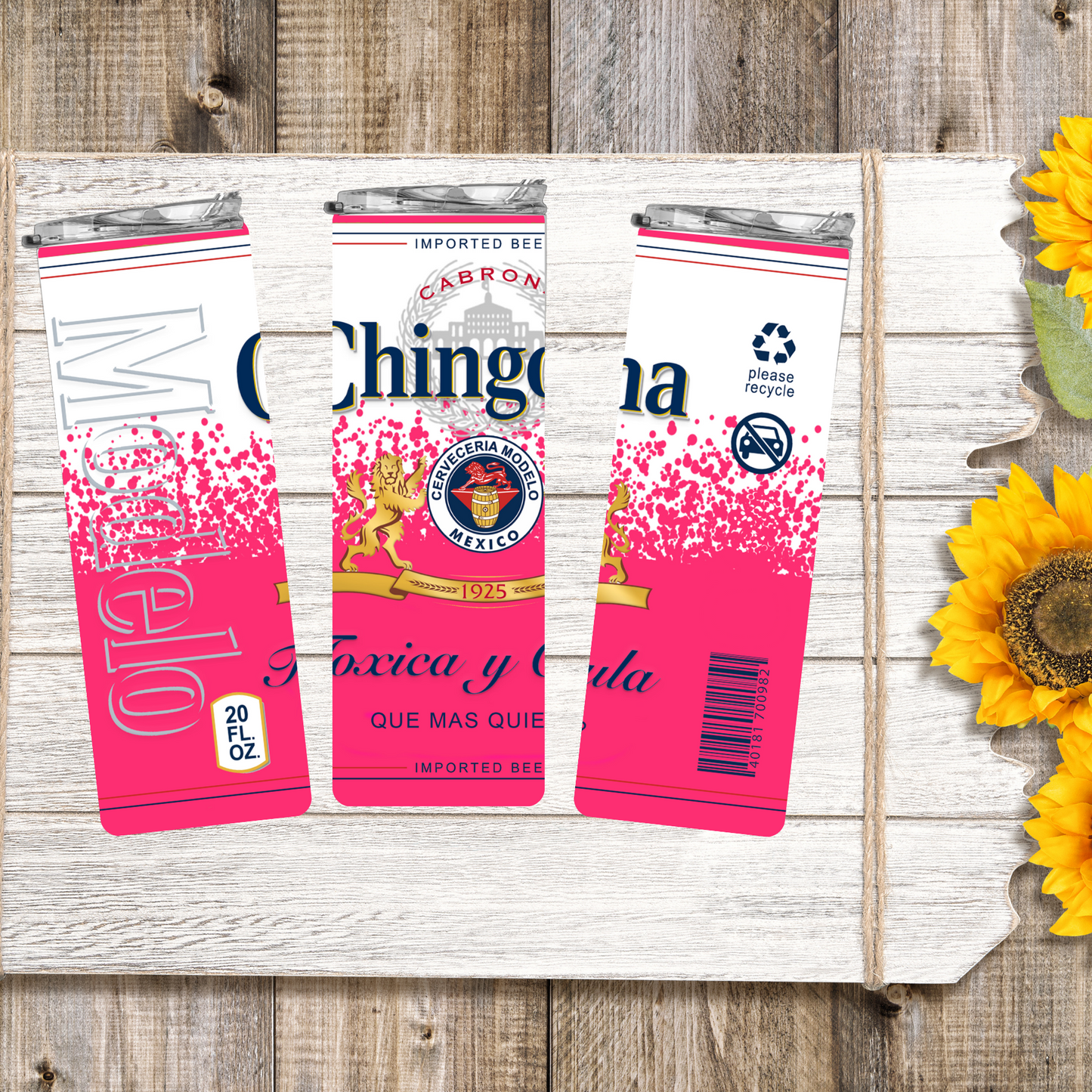 Chingona Tumbler (Various Sizes and Color)