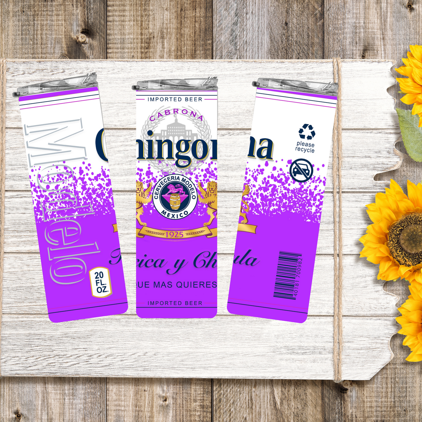 Chingona Tumbler (Various Sizes and Color)