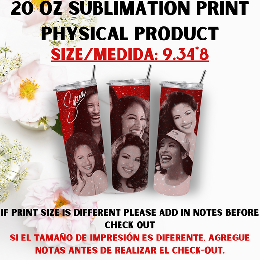 20 OZ SUBLIMATION PRINTS (ARTIST THEME)