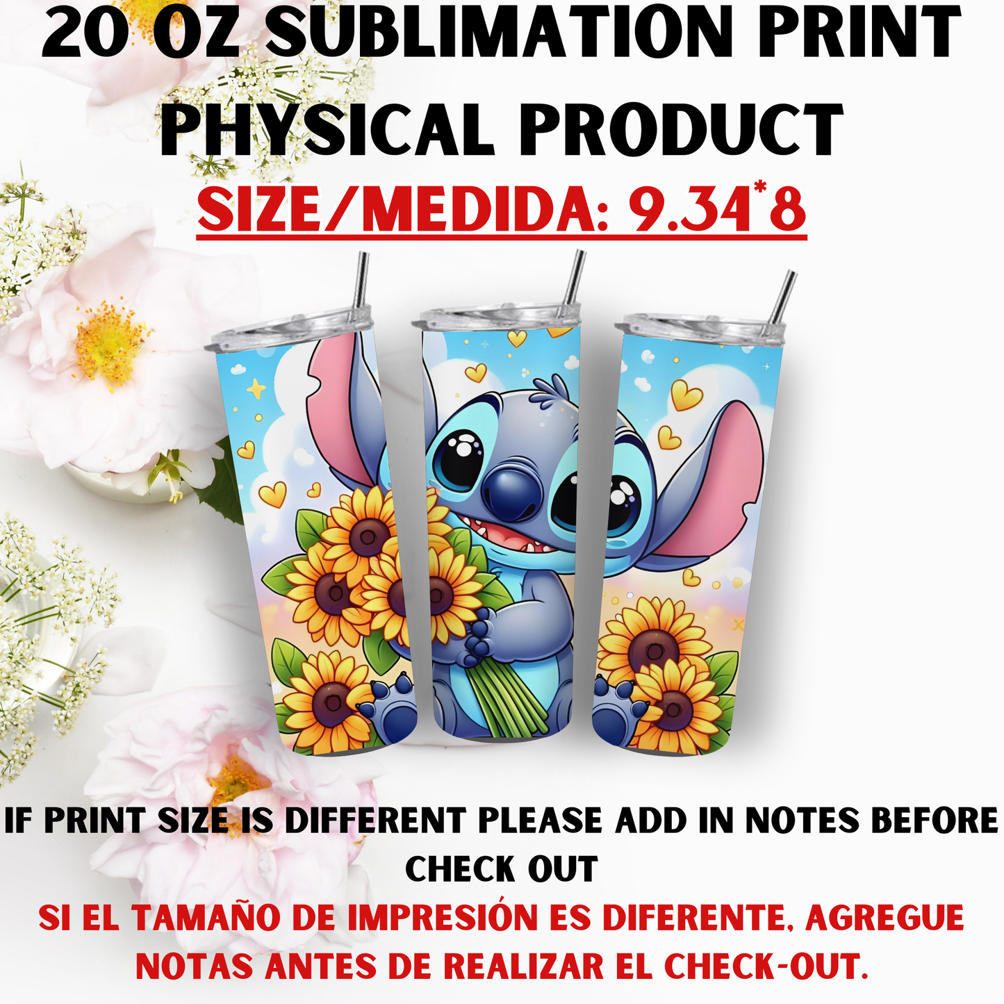 20 OZ SUBLIMATION PRINT (STITCH VIBES)