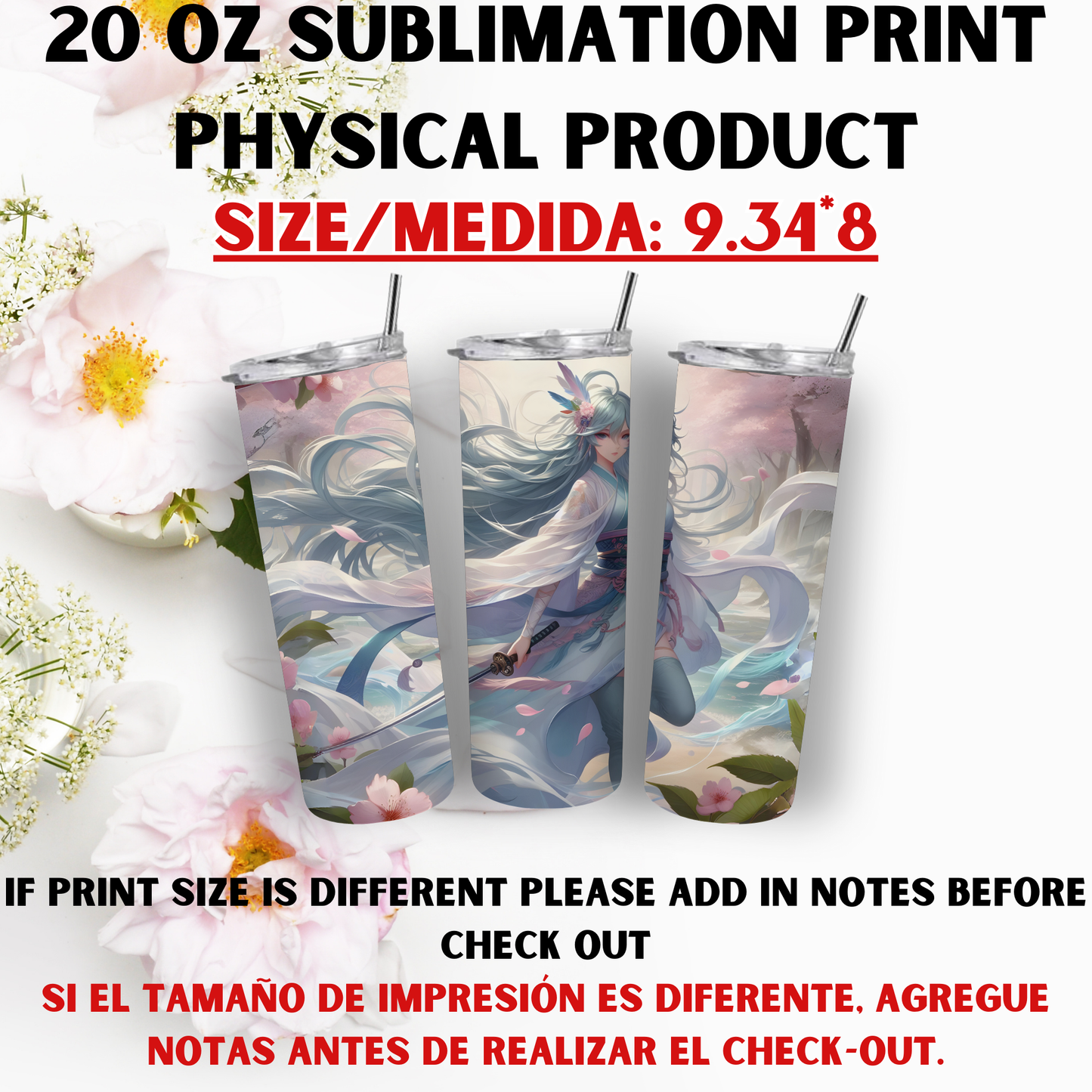 20 OZ SUBLIMATION PRINTS (CHICK THEME)