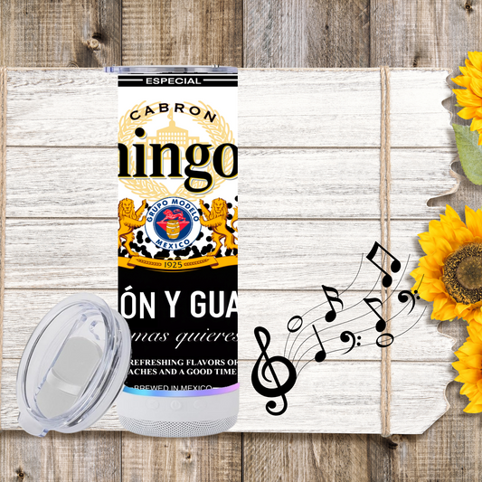 Chingon (Black) Speaker Tumbler