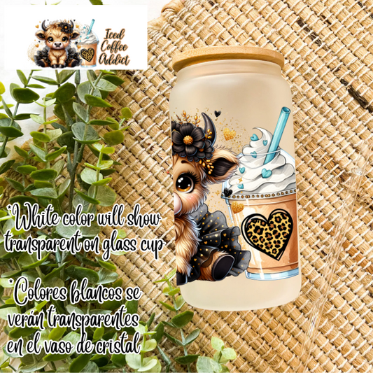 Cute Animals Glass Cup
