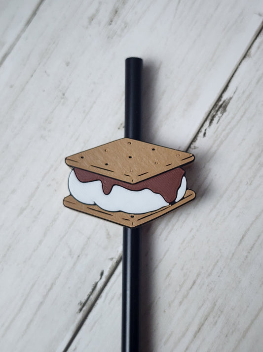 S' mores 3d Straw Topper