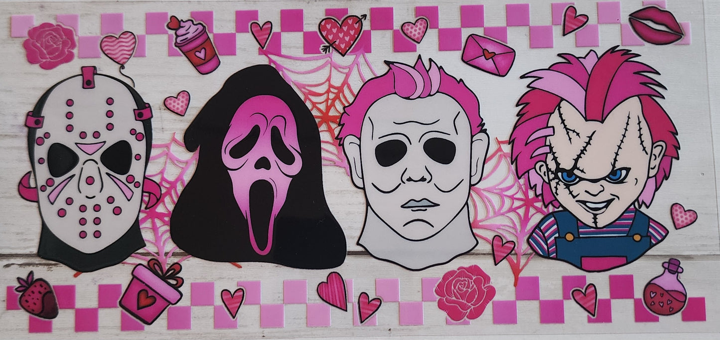 UV WRAP Valentine Horror Characters