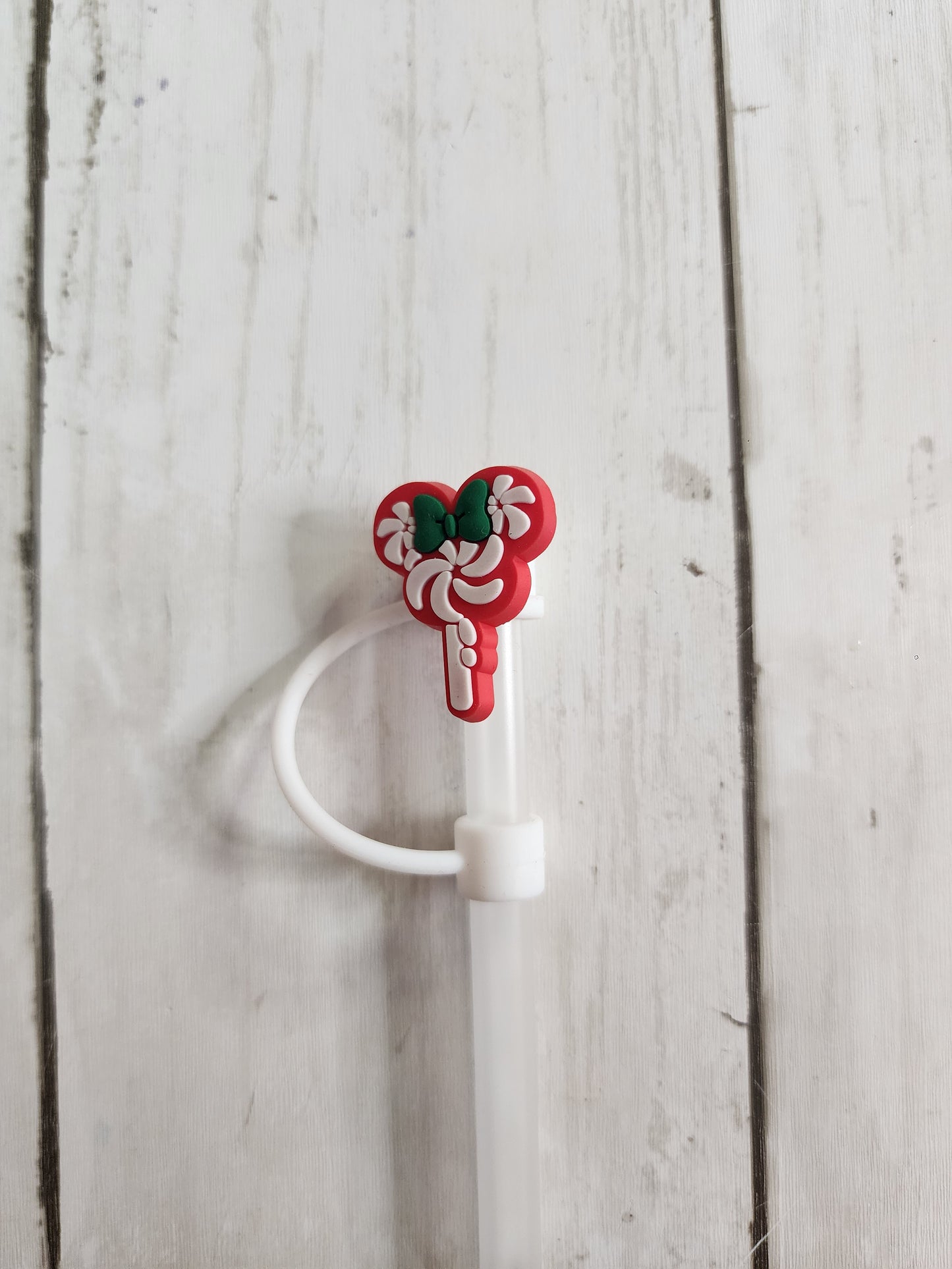 Christmas Mouse Ear Straw Toppers