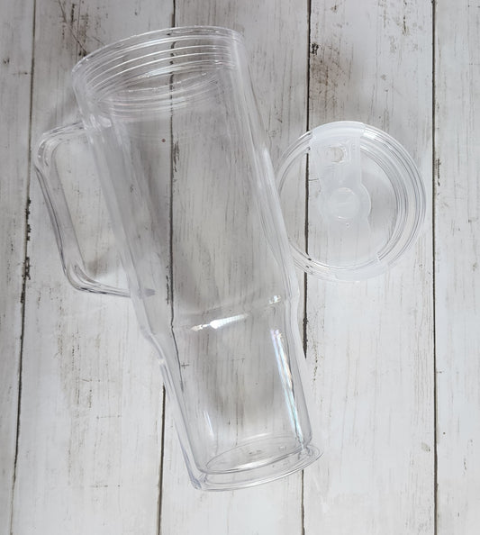 40 oz Snowglobe Plastic Cup