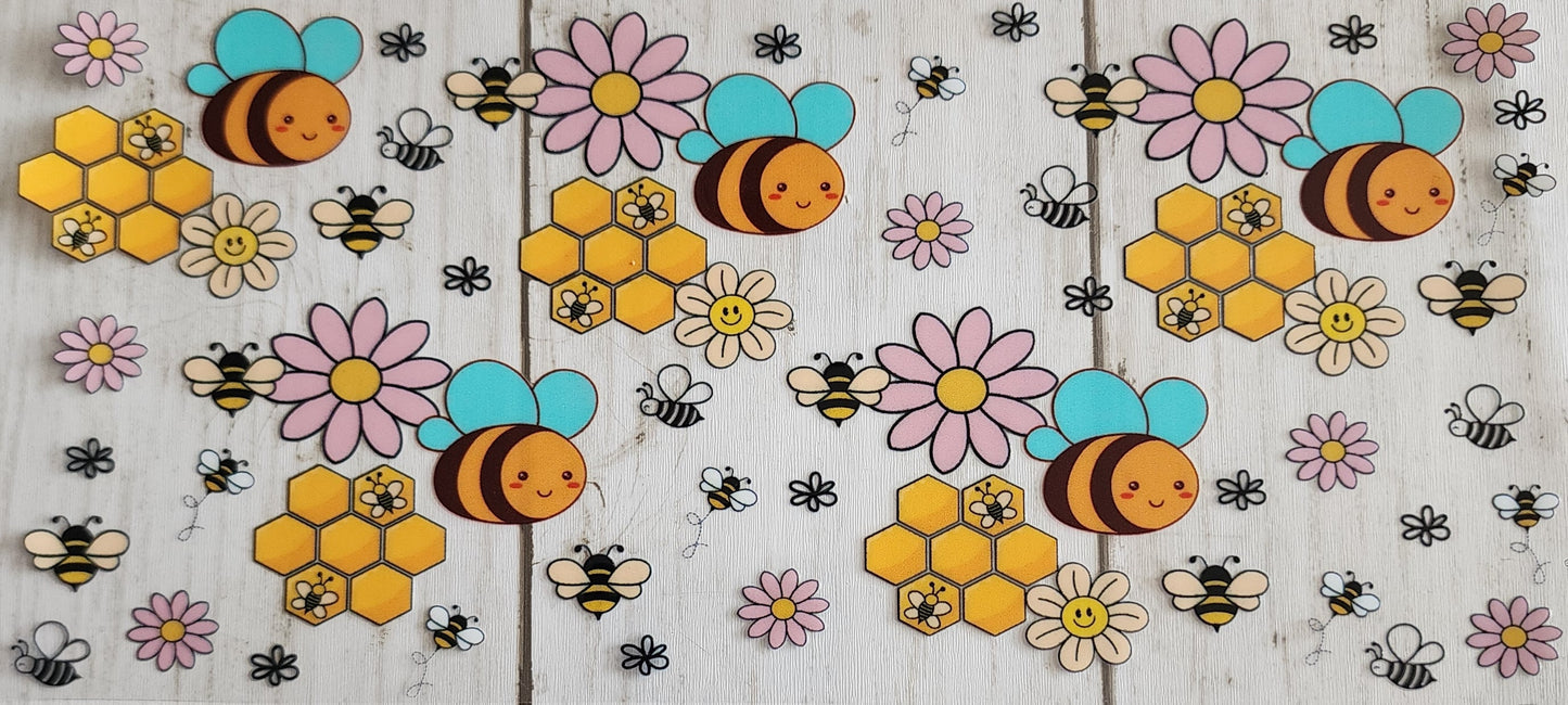 Uv Wrap Bees Theme