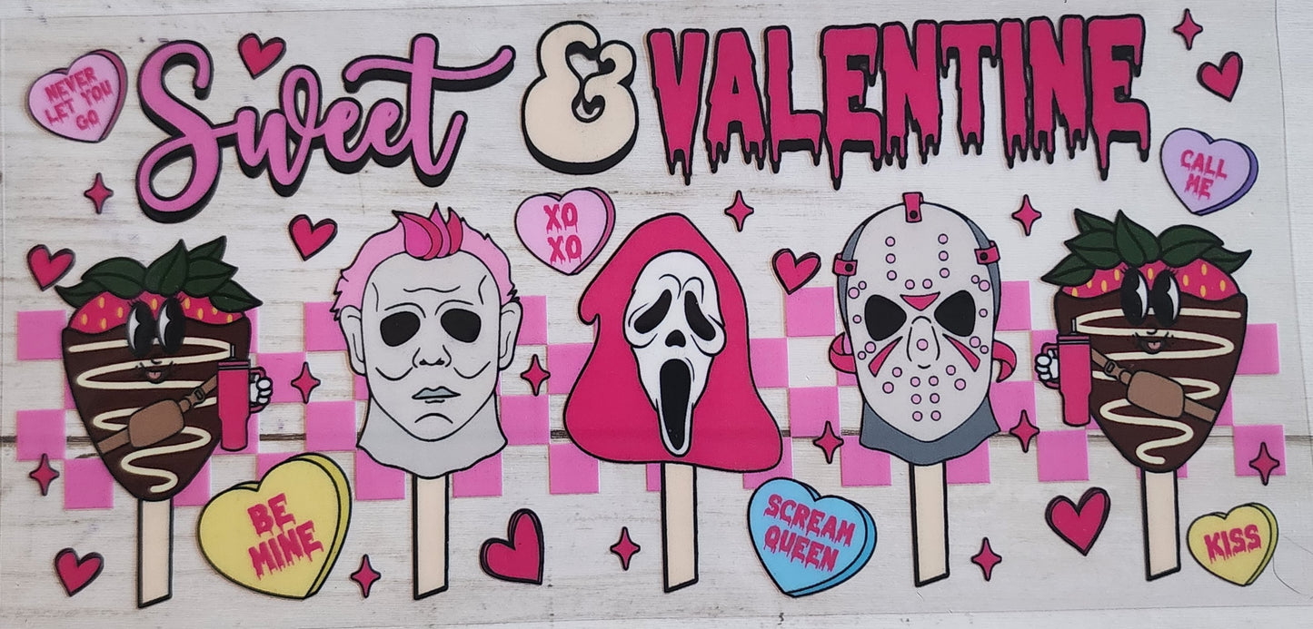 UV WRAP Valentine Horror Characters