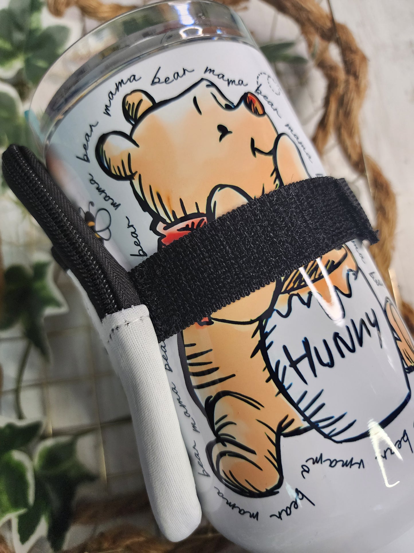 POOH BEAR 40 OZ STAINLESS STEEL TUMBLER